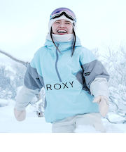 ROXY ウィメンズ ALPHA ANORAK JK スノージャケット リラックスフィット 裾幅調節コード付き【25-26SNOWモデル】