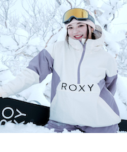 ROXY ウィメンズ ALPHA ANORAK JK スノージャケット リラックスフィット 裾幅調節コード付き【25-26SNOWモデル】