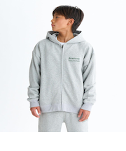 Quiksilver HAND DRAWN ZIP PK YOUTH フーディ パーカー 裏起毛 セットアップ キッズ