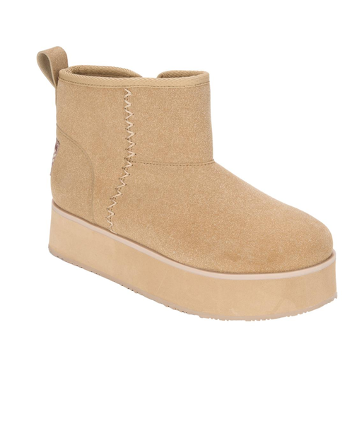 Roxy MONARCH GROVE STITCH ウィメンズ 厚底ショートブーツ 撥水加工<2025FW HEART WAVE>