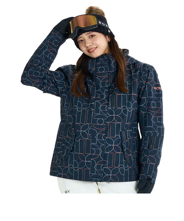 ROXY ウィメンズ ROXY JETTY NP JK スノージャケット パウダースカート・ハンドゲイター付き【25-26SNOWモデル】