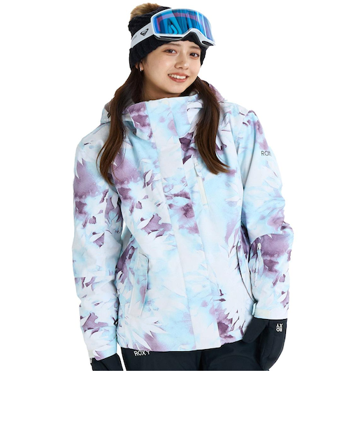 ROXY ウィメンズ ROXY JETTY NP JK スノージャケット パウダースカート・ハンドゲイター付き【25-26SNOWモデル】