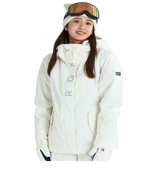 ROXY JETTY SOLID NP JK ホワイト　スノーボードウェア ROXY JETTY SOLID NP JK ホワイト スノーボードウェア OUTLET