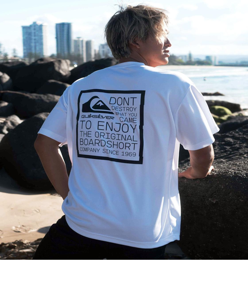 Quiksilver DISTORTED BOX ST Tシャツ メンズ