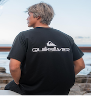 Quiksilver DOUBLE LOGO ST Tシャツ メンズ