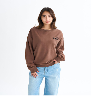 【ROXY ロキシー 公式通販】ロキシー（ROXY）Roxy JIVY PULL OVER ウィメンズ スウェットトップス 長袖 裏毛