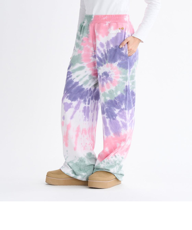 【ROXY ロキシー 公式通販】ロキシー（ROXY）Roxy SUN AND SURF PANTS ウィメンズ スウェット ロングパンツ タイダイ染め
