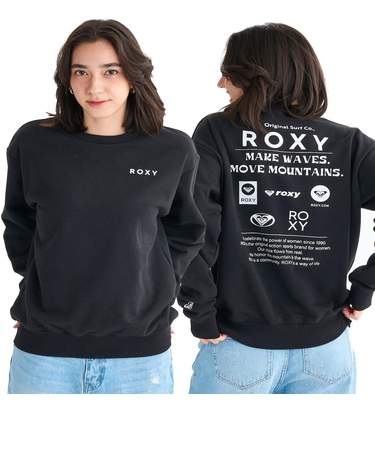 【ROXY ロキシー 公式通販】ロキシー(ROXY)Roxy HISTORICAL LOGO PULL OVER ウィメンズ スウェットトップス 長袖