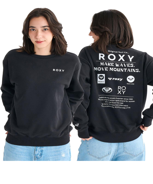 【ROXY ロキシー 公式通販】ロキシー(ROXY)Roxy HISTORICAL LOGO PULL OVER ウィメンズ スウェットトップス 長袖