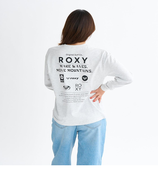 【ROXY ロキシー 公式通販】ロキシー（ROXY）Roxy HISTORICAL LOGO L/S TEE ウィメンズ 長袖Tシャツ
