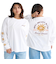 Roxy BELLIS L/S TEE ウィメンズ 長袖Tシャツ バックプリント <2025FW HEART WAVE>