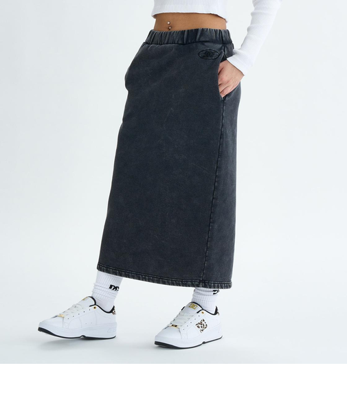 DC Shoes 25 WS HIDDEN FLEECE LONG SKIRT スカート 裏起毛 ウィメンズ