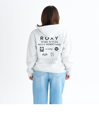 【ROXY ロキシー 公式通販】ロキシー（ROXY）Roxy HISTORICAL LOGO ZIP HOODIE ウィメンズ フード付きパーカ 長袖