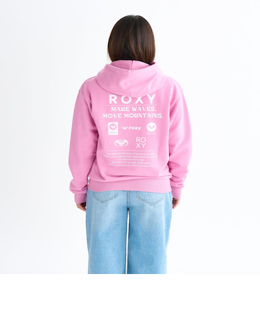 【ROXY ロキシー 公式通販】ロキシー（ROXY）Roxy HISTORICAL LOGO ZIP HOODIE ウィメンズ フード付きパーカ 長袖