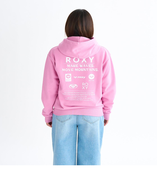 【ROXY ロキシー 公式通販】ロキシー（ROXY）Roxy HISTORICAL LOGO ZIP HOODIE ウィメンズ フード付きパーカ 長袖