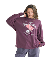 【ROXY ロキシー 公式通販】ロキシー（ROXY）Roxy BOARD GAME NIGHT ウィメンズ 長袖Tシャツ <2025FW CRUISERS>