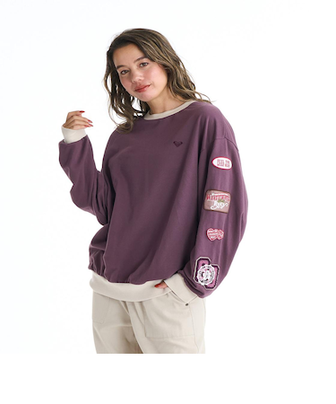 【ROXY ロキシー 公式通販】ロキシー（ROXY）Roxy SUN BREAK ウィメンズ 長袖Tシャツ <2025FW CRUISERS>