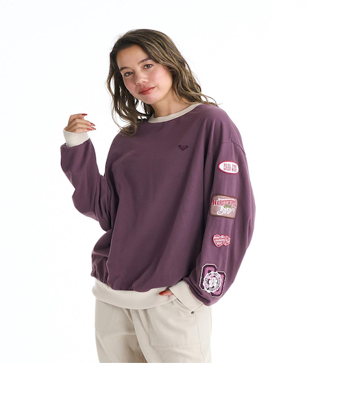 【ROXY ロキシー 公式通販】ロキシー（ROXY）Roxy SUN BREAK ウィメンズ 長袖Tシャツ <2025FW CRUISERS>