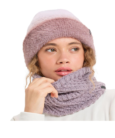 ROXY ウィメンズ PEACE POLLY BEANIE ビーニー フリースライナー付き 保湿 【25-26SNOWモデル】