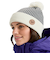 ROXY ウィメンズ ICEVALLEY BEANIE ビーニー 千鳥格子 ポンポン【25-26SNOWモデル】
