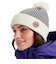 ROXY ウィメンズ ICEVALLEY BEANIE ビーニー 千鳥格子 ポンポン【25-26SNOWモデル】