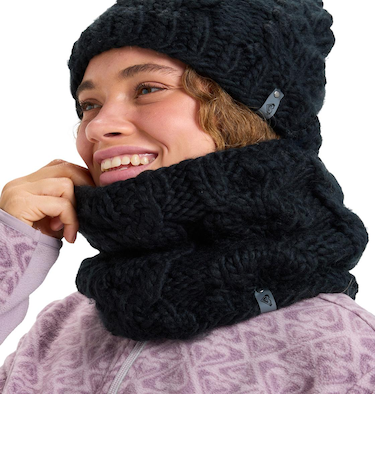ROXY ウィメンズ WINTER COLLAR ネックウォーマー 保湿 HYDROSMARTテクノロジー 【25-26SNOWモデル】