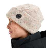 ROXY ウィメンズ FROZENLAKE BEANIE ビーニー  ハイゲージ 保温 ウール混 【25-26SNOWモデル】