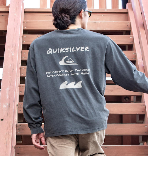 Quiksilver PG HAND DRAWN LT 長袖Tシャツ メンズ