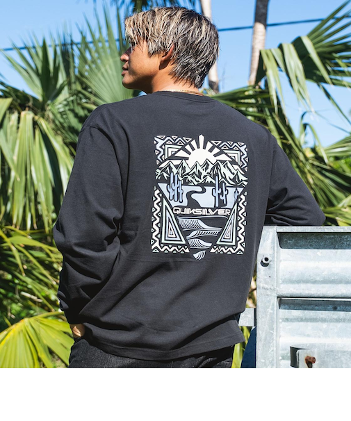 Quiksilver DESERT WAVES LT 長袖Tシャツ メンズ