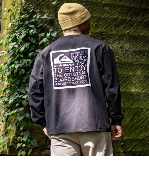 Quiksilver TC DISTORTED BOX LT 長袖Tシャツ メンズ