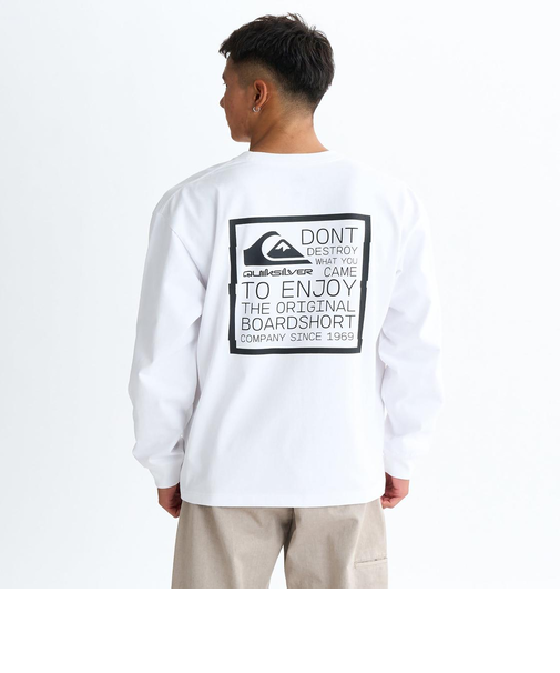 Quiksilver TC DISTORTED BOX LT 長袖Tシャツ メンズ