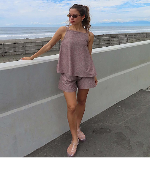 【ROXY ロキシー 公式通販】ロキシー（ROXY）【OUTLET】Roxy LA VIE ウィメンズ 水着 3点セット バンドゥ キャミソール キュロット