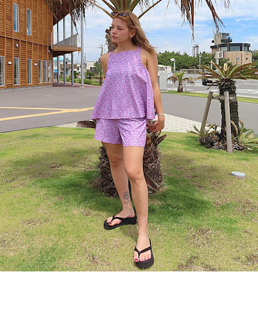【ROXY ロキシー 公式通販】ロキシー（ROXY）【OUTLET】Roxy LA VIE ウィメンズ 水着 3点セット バンドゥ キャミソール キュロット