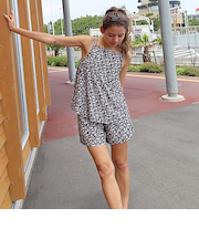 【ROXY ロキシー 公式通販】ロキシー（ROXY）【OUTLET】Roxy LA VIE ウィメンズ 水着 3点セット バンドゥ キャミソール キュロット