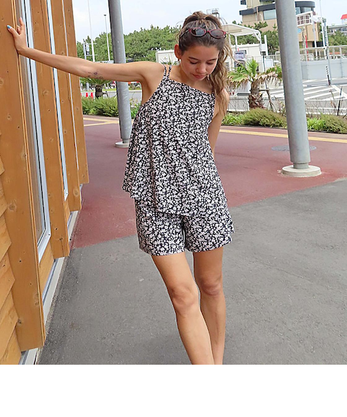 【ROXY ロキシー 公式通販】ロキシー（ROXY）【OUTLET】Roxy LA VIE ウィメンズ 水着 3点セット バンドゥ キャミソール キュロット