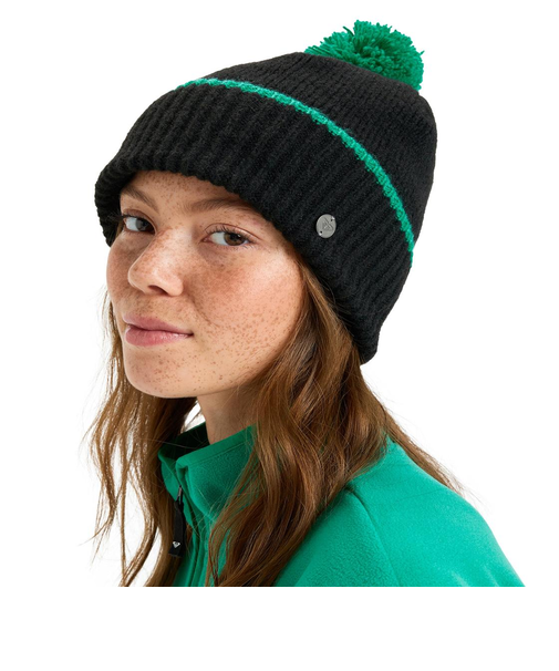 ROXY ウィメンズ PEAK CHIC BEANIE ビーニー ダブルレイヤー ウール混 【25-26SNOWモデル】