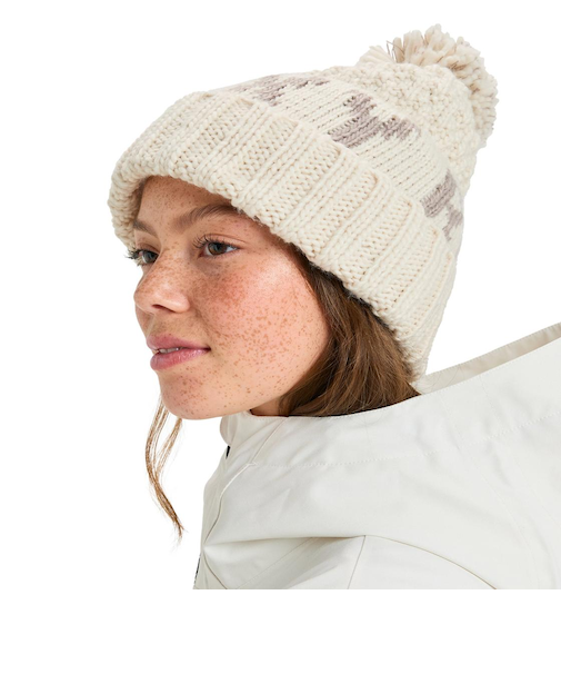 ROXY ウィメンズ TONIC BEANIE ビーニー ジャガードROXYロゴ 【25-26SNOWモデル】