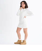 【ROXY ロキシー 公式通販】ロキシー(ROXY)Roxy MY PACE ウィメンズ 長袖リブ素材 ミニ丈ワンピース <2025FW HEART WAVE>