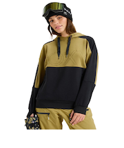 ROXY ウィメンズ LIBERTY HOODIE スノー ベースレイヤー ラグランスリーブトップス DWR撥水加工パーカ 【25-26SNOWモデル】