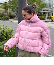 【ROXY ロキシー 公式通販】ロキシー(ROXY)Roxy MEET UP ウィメンズ ダウンジャケット 2色切り替え ダウン70%