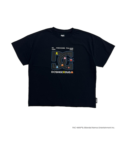 【OUTLET】【DC SHOES | PAC-MAN】DC Shoes 25 KD PM STAR SS キッズ Tシャツ