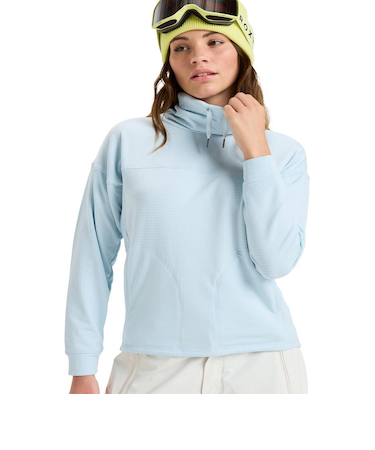 ROXY ウィメンズ VERTERE スノー ベースレイヤー ハーフジップトップス ワッフル素材 【25-26SNOWモデル】