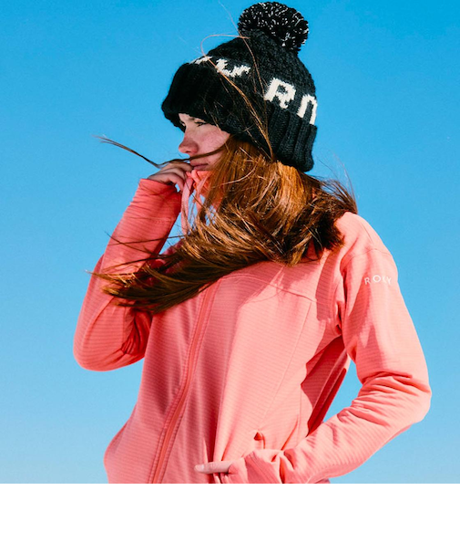 ROXY ウィメンズ VERTERE FULL ZIP スノー ベースレイヤー フルジップレイヤートップス ハイカラー 【25-26SNOWモデル】