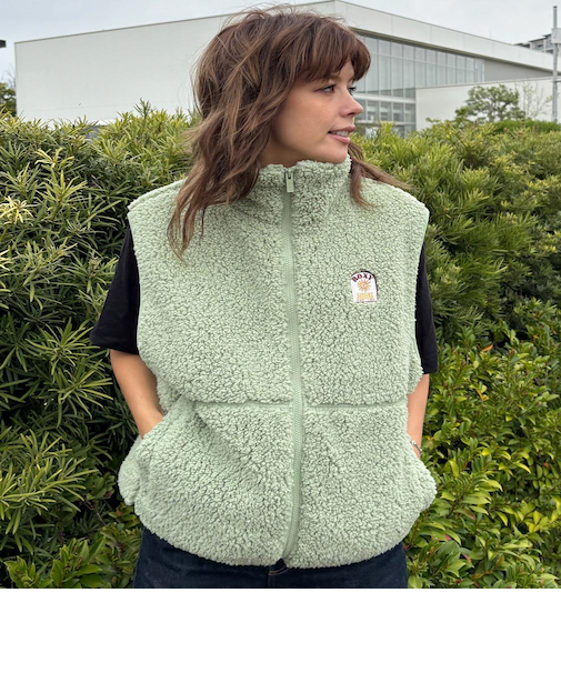 Roxy BELLIS BOA VEST ウィメンズ ボアベスト 撥水加工 <2025FW HEART WAVE HOLIDAYS>