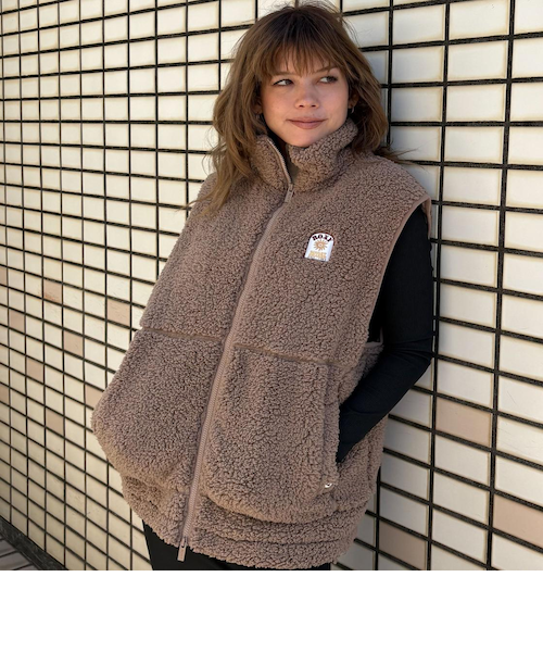Wool mix BOAオーバーベスト　新品未使用 新品SeaRoomlynn Wool mix BOA オーバーベスト アイボリー