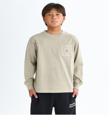 Quiksilver BW HISTORY POCKET LT YOUTH 長袖Tシャツ キッズ