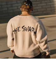 【オンラインストア限定】DC Shoes  THE SWARM DC SHOES X GRIMEY RH SWEATER プルオーバー メンズ