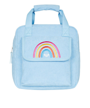 Roxy CLOUD LOVER BKP キッズ コーデュロイバックパック リュック レインボー柄  <25FWグローバル展開アイテム>
