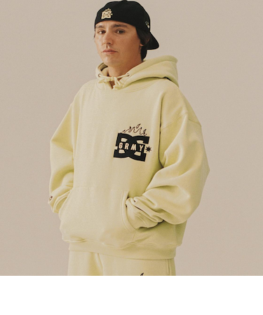 【オンラインストア限定】 DC Shoes THE SWARM DC SHOES X GRIMEY BOXY HOODIE フーディ パーカー メンズ