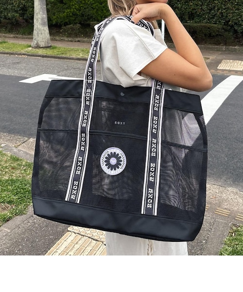 希少♥ワイスリー♥メッシュ♥バック OUTLET】Roxy WILD FLOWER MESH TOTE BAG ウィメンズ トートバッグ